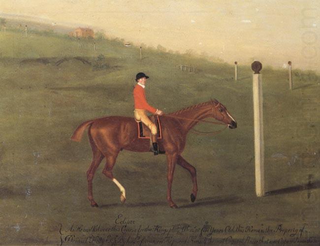 Francis Sartorius 'Eclipse' with Jockey up walking the Course for the King's Plate 1776 china oil painting image